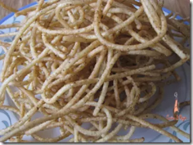 Receta Espaguetis fritos