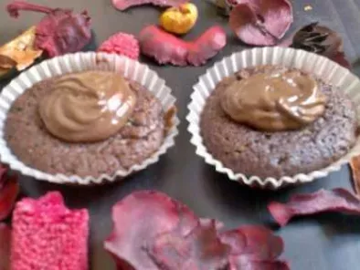 Receta Muffins de chocolate con crema pastelera