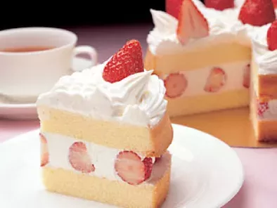 Receta Shortcake, tarta de fresas