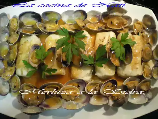 Receta Merluza a la sidra.