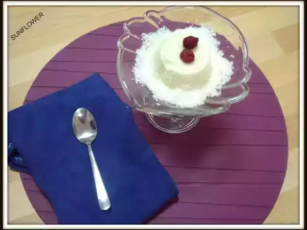 Receta Vasitos de piña colada