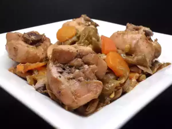 Receta Pollo en verduras (fussioncook)
