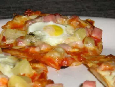 Receta Super-pizzas con obleas (o pizza super-woman)