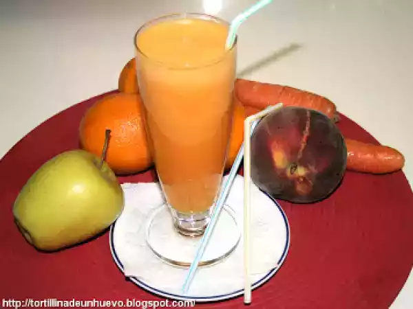 Receta La licuadora: zumo de frutas variadas
