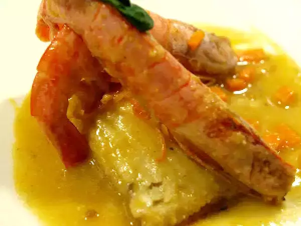 Receta Turbot con salsa de muerte