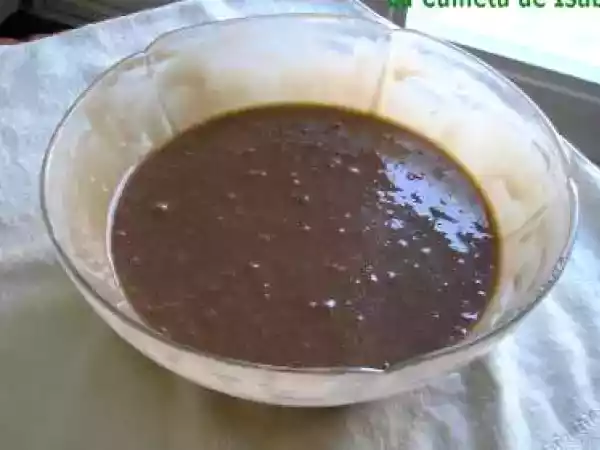 Receta Bizcocho de natilla de chocolate