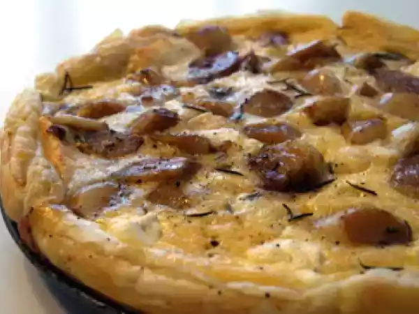 Receta Tarta de ajo caramelizado