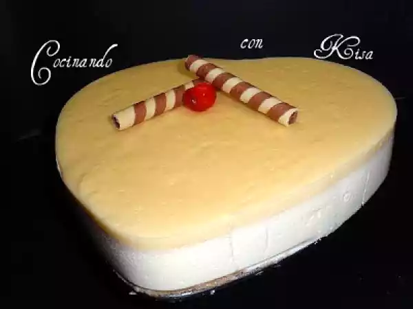 Receta Tarta de yogurt con lemon curd (thermomix)