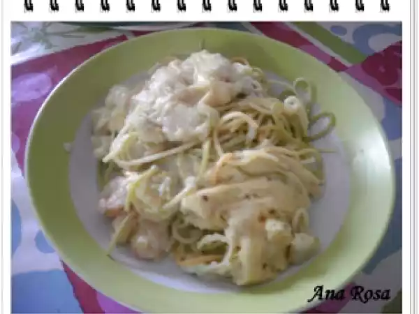 Receta Pasta con salsa bechamel