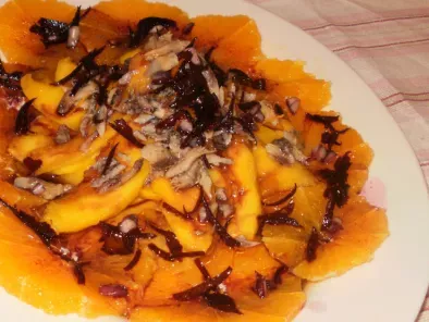 Receta Ensalada de naranja, mango y arenques