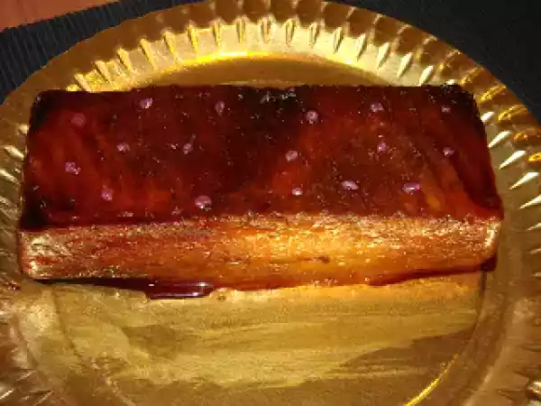 Receta Tarta de manzana y galletas (microondas)