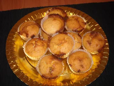 Receta Muffins de chocolate blanco con nueces de macadamia