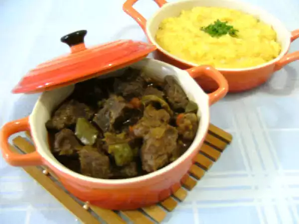 Receta Picadinho de carne com vinho