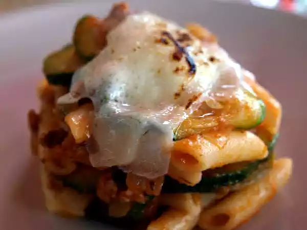 Receta Macarrones con verdura al vapor