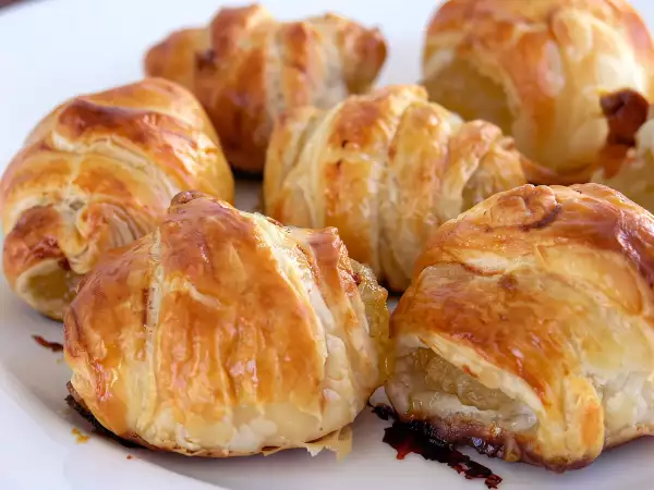 Receta Mini croissants de cabello de ángel