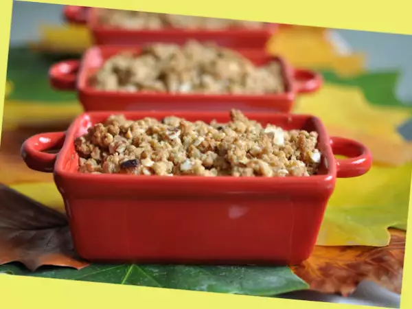 Receta Crumble de frutas otoñales