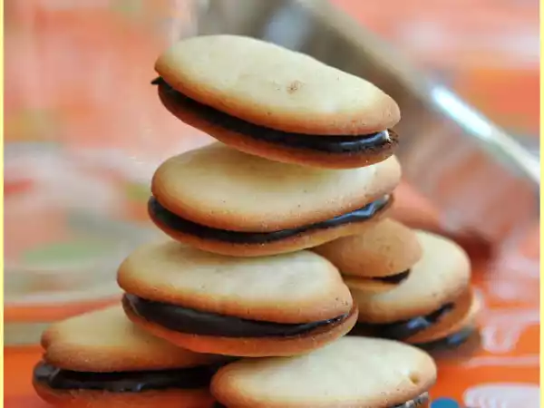 Receta Galletas sandwiches de chocolate