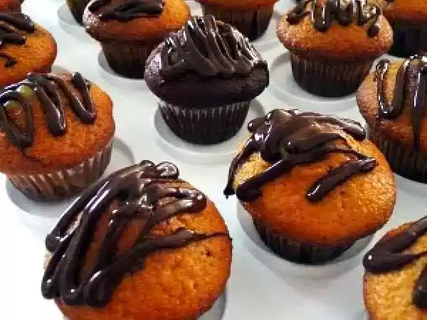 Receta Mini cupcakes de vainilla y chocolate