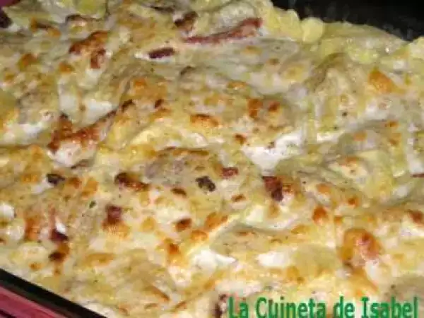 Receta Raviolis gratinados