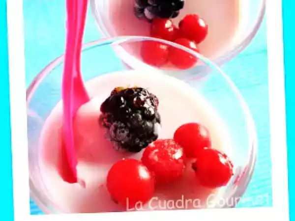 Receta Gelatina bicolor