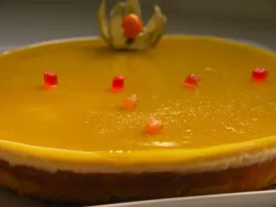 Receta Pastel de celebración con base de pastel de calabaza