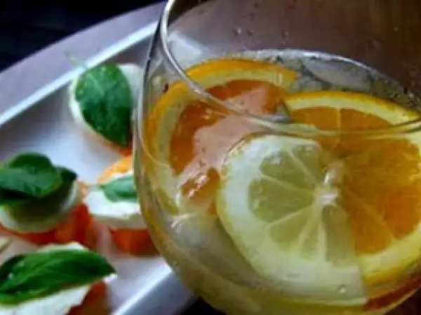 Receta Sangría blanca