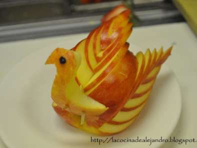 Receta Cisne de manzana...