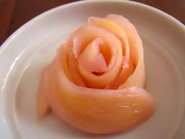 Receta Gari (pickle de jengibre)