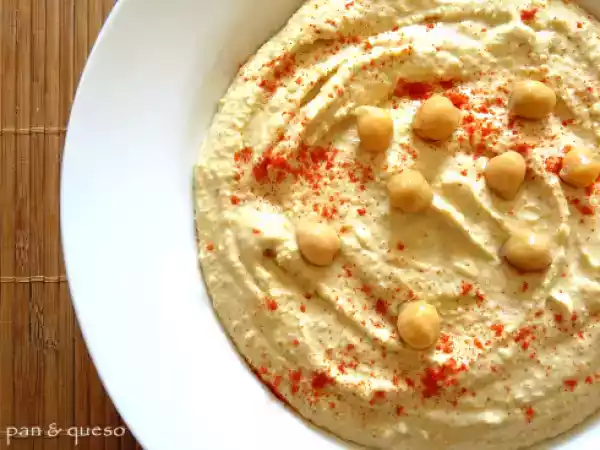 Receta Hummus al pimentón