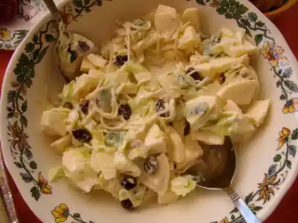 Receta Ensalada de apio y frutas