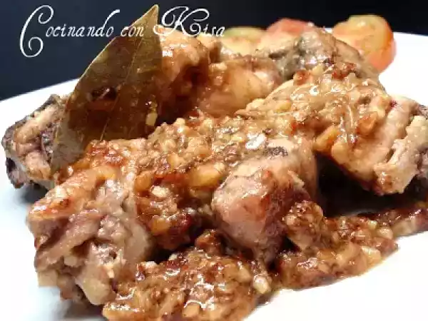 Receta Pollo en salsa de almendras (fussioncook)