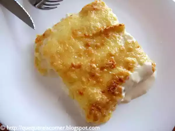 Receta Canelones de paté con salsa bechamel