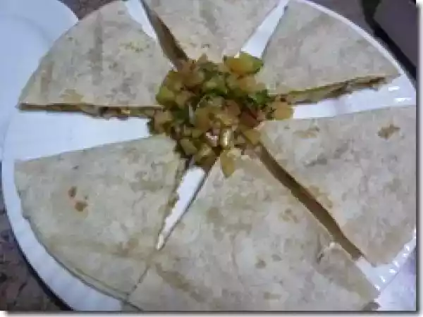Receta Quesadillas de pollo y queso