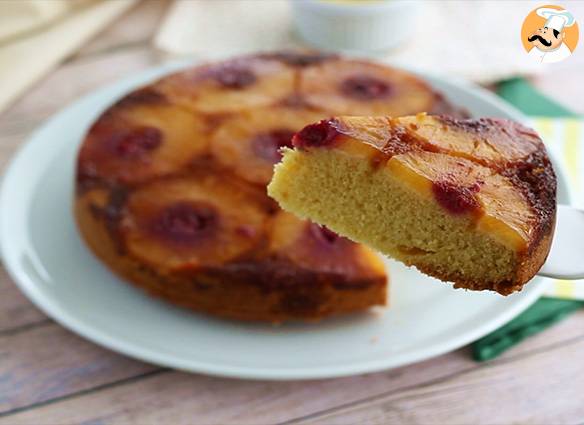 Bizcocho Con Pina Y Cerezas Receta Petitchef