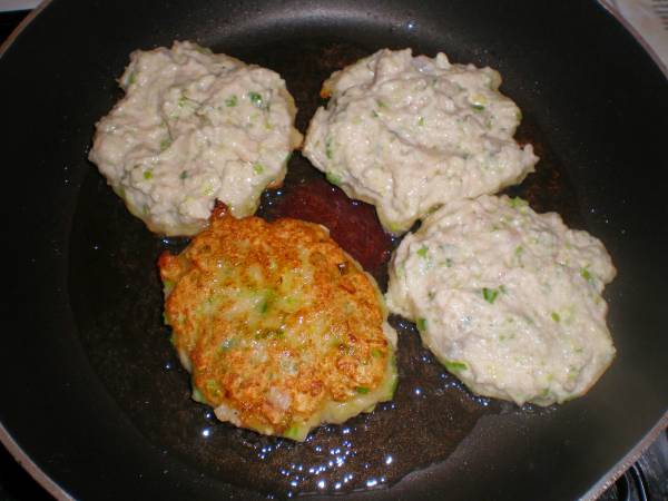 Tortitas de gambas - Preparación paso 4