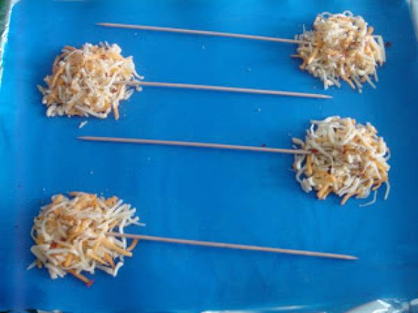 Piruletas de queso - Preparación paso 1