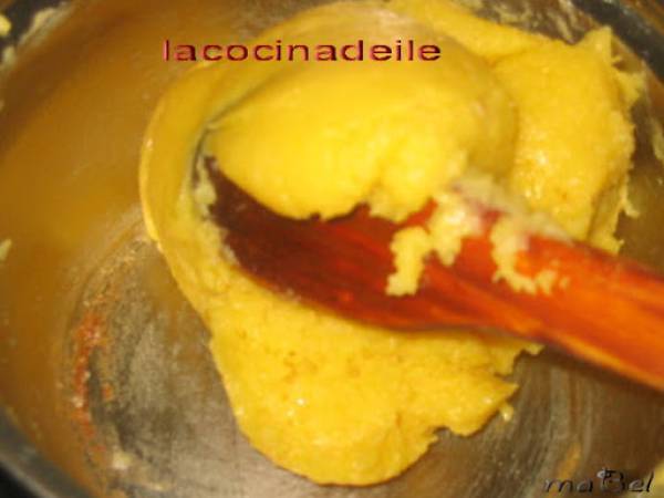 Yemas caramelizadas con coco - Preparación paso 4