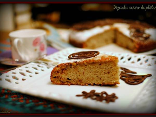 Bizcocho casero de plátano - Preparación paso 1