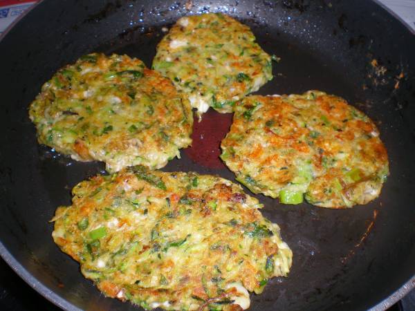 Fritos de calabacin - Preparación paso 3