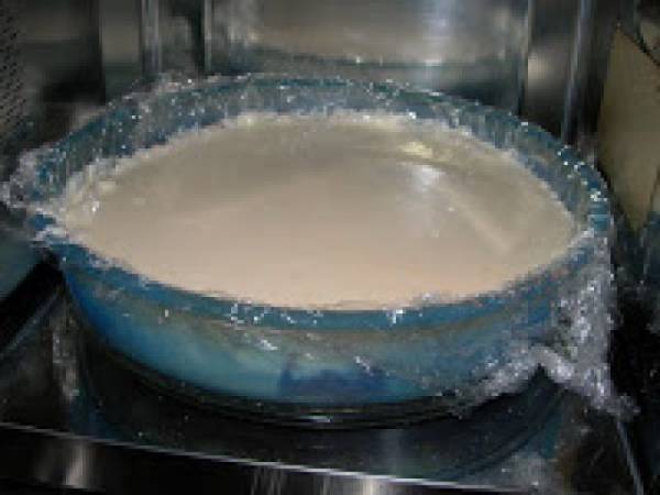 Tarta de queso con arándanos en microondas. Paso a paso - Preparación paso 5