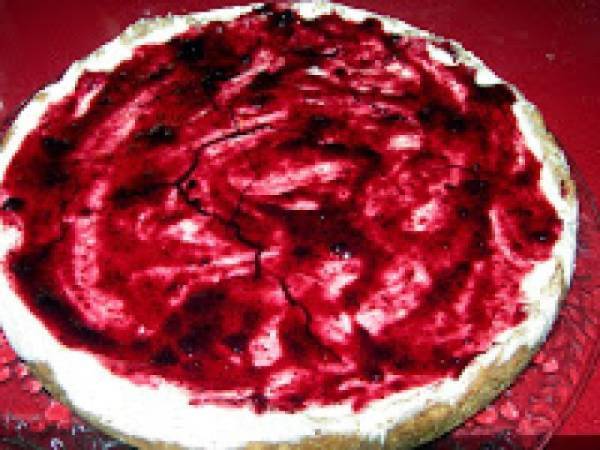 Tarta de queso con arándanos en microondas. Paso a paso - Preparación paso 7