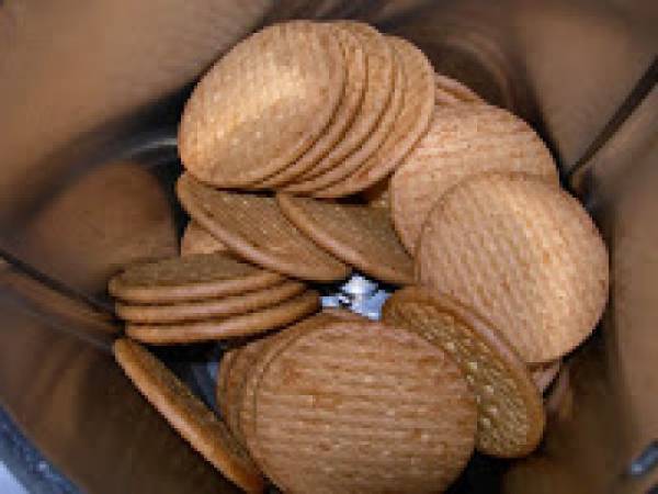 Tarta de queso con arándanos en microondas. Paso a paso - Preparación paso 1