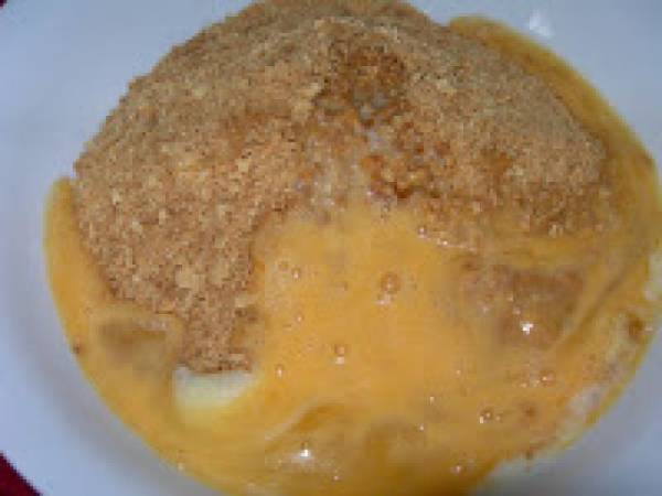 Tarta de queso con arándanos en microondas. Paso a paso - Preparación paso 2