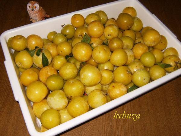 Hemc # 35 -mermelada de japoneses (ciruela amarilla) - Preparación paso 1