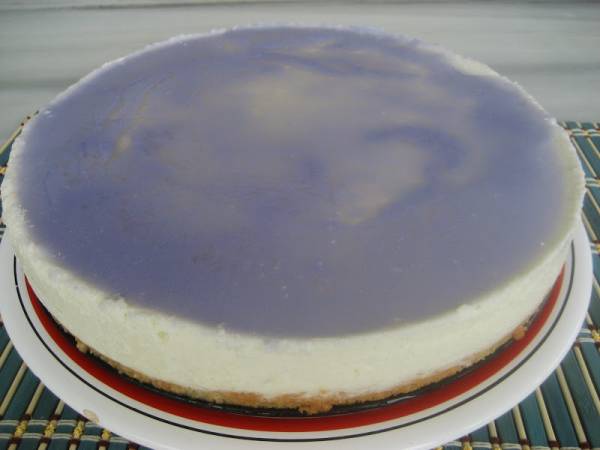 Tarta de cuajada con mora - Preparación paso 3