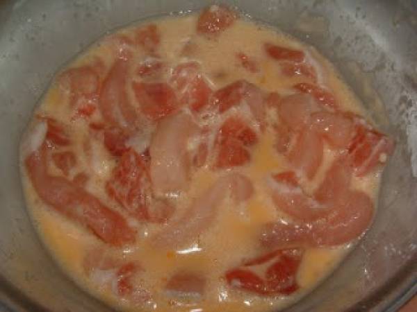 CERDO PICANTE CON ARROZ - Preparación paso 1