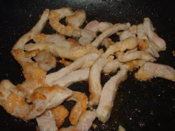 CERDO PICANTE CON ARROZ - Preparación paso 3