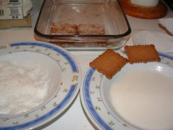 GALLETAS DE CHOCOLATE Y COCO - Preparación paso 2