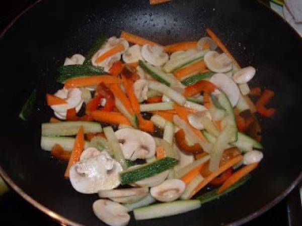 POLLO CON ALMENDRAS - Preparación paso 2