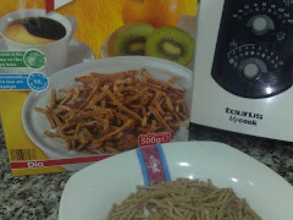 Bizcocho de fibra light - Preparación paso 1